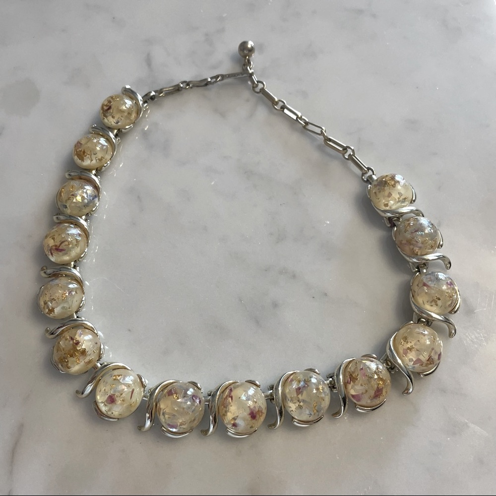 Coro Vintage Opalescent Cabochon Choker